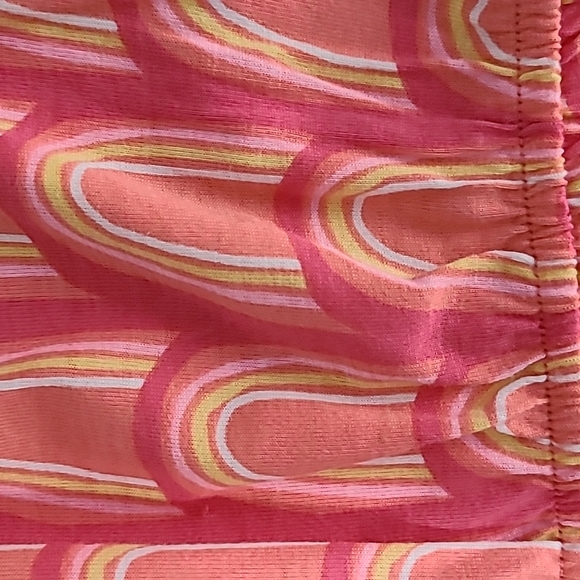 OKIE DOKIE TODDLER GIRLS PINK & ORANGE ROMPER SHORTS SIZE 4T - Picture 3 of 6